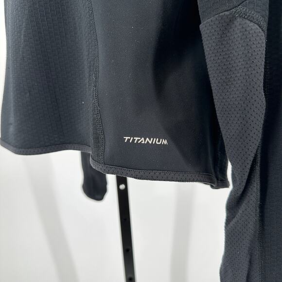 Columbia Titanium Sweatshirt WMNS M Black 1/4 Zip Athletic Mock Neck Athleisure - Picture 5 of 9
